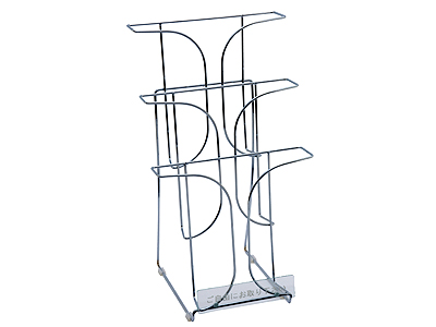 ワイヤーカタログスタンド  A4・3段 