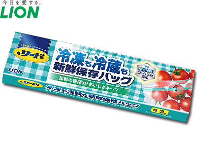 リード冷凍も冷蔵も新鮮保存バッグS3枚