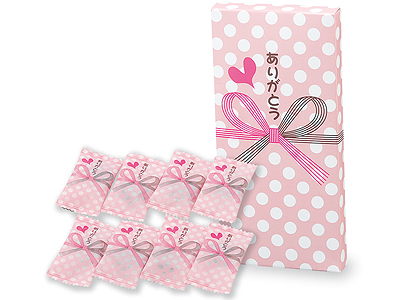 ありがとうチョコ 8個入 ノベルティや販促グッズ 粗品の販促品流通センター