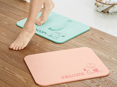 スヌーピー 珪藻土バスマット ノベルティや販促グッズ 粗品の販促品流通センター