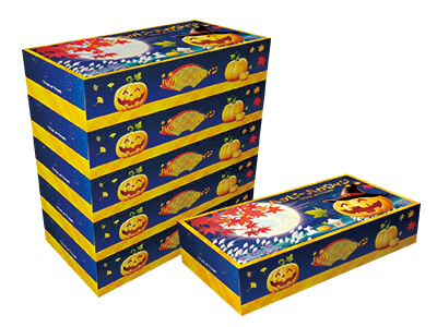 ハッピーハロウィンBOXティッシュ5個組