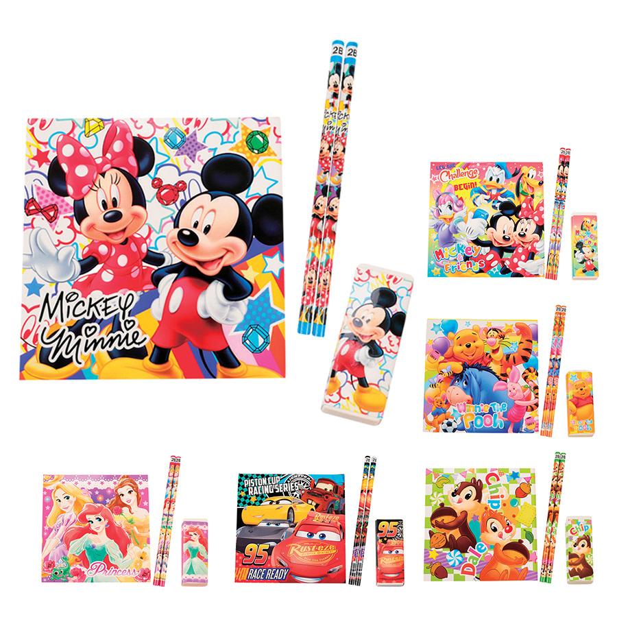 キャラクターカラフル文具4点セット