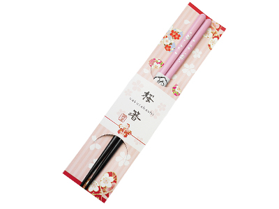 花きらり箸 桜台紙付