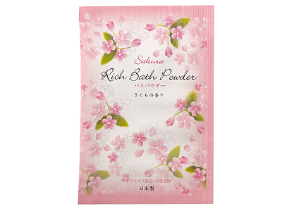 粉体入浴料 リッチバスパウダー桜の香り