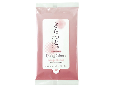 汗ふきシート さらっと 10枚入 ノンアルコール 販促品流通センター