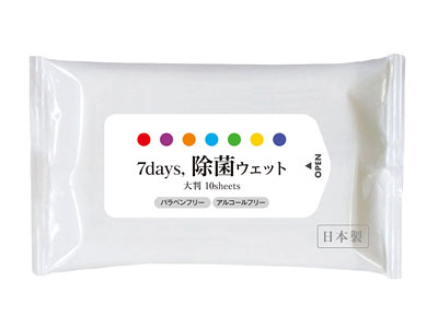 7days 除菌ウェット大判 ノンアルコール