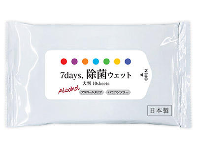 7days 除菌ウェット大判  アルコール