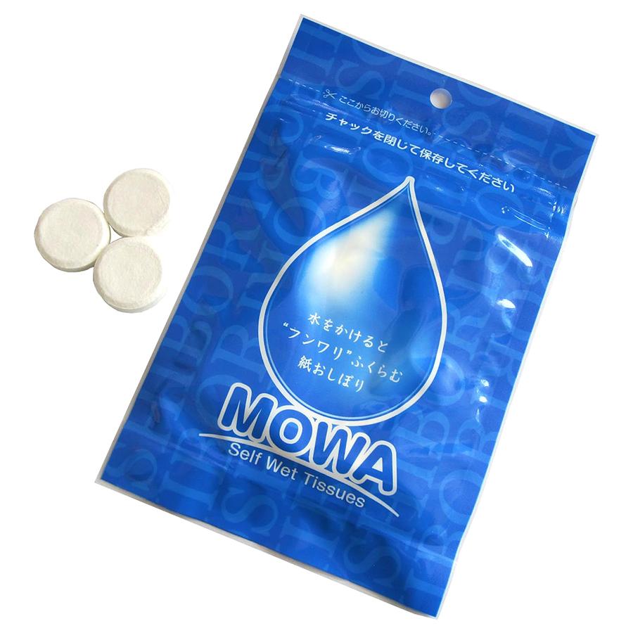 圧縮おしぼり MOWA 12個入