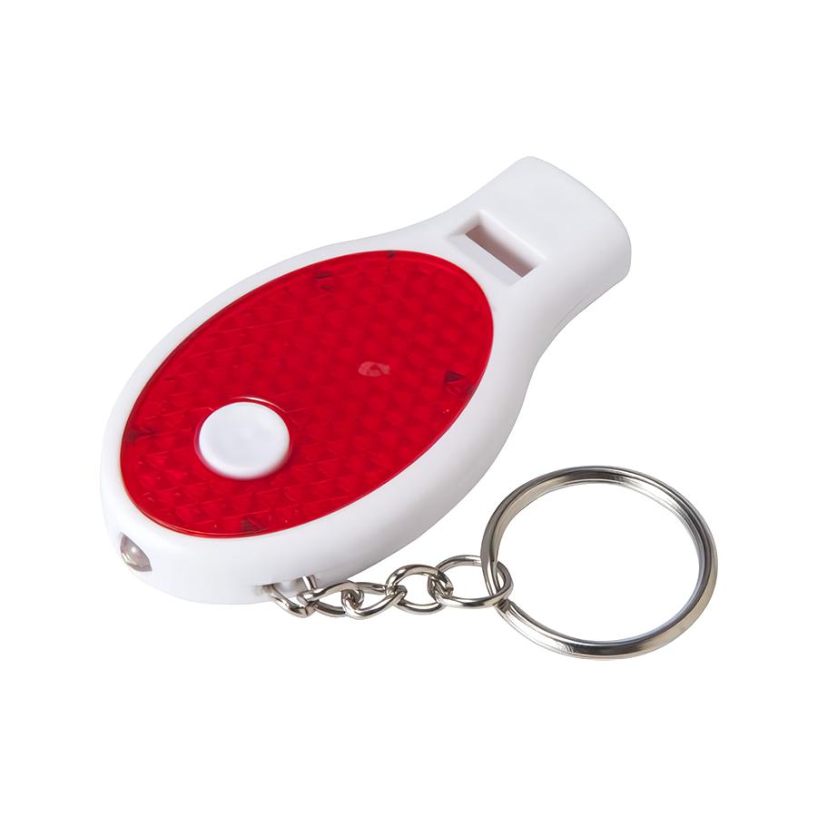 反射板付ライトホイッスルキーホルダー