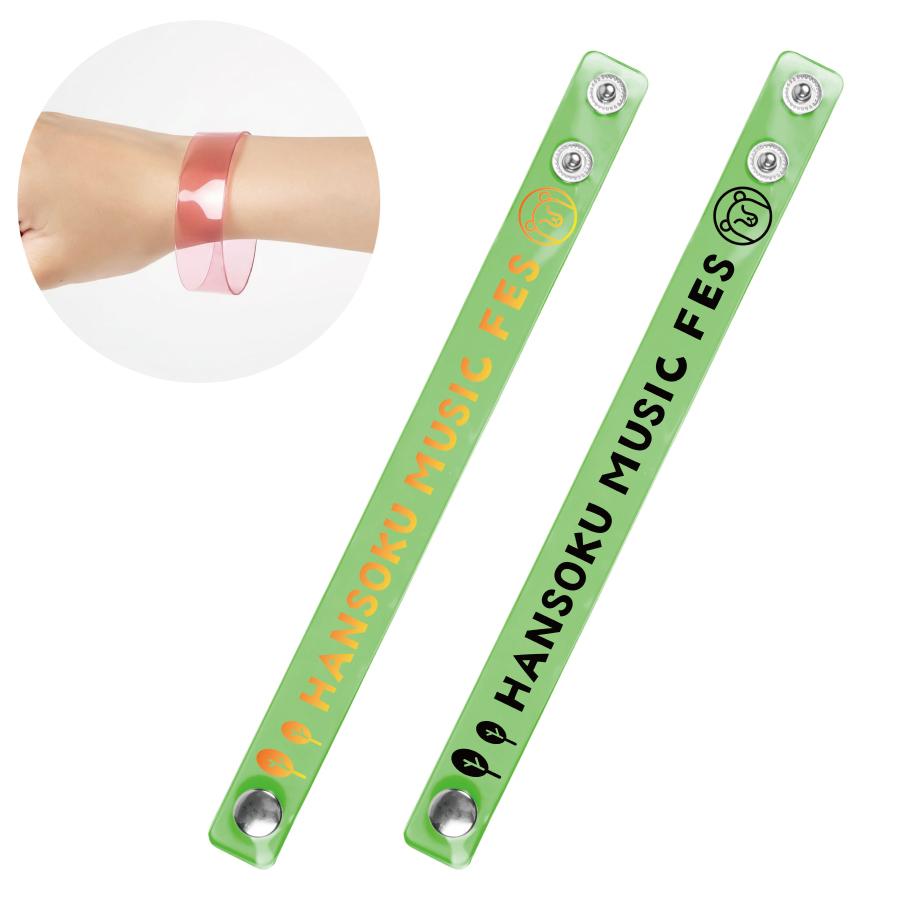 PVC クリアリストバンド