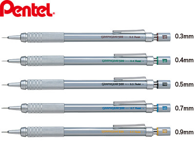 製図用シャープペン グラフギア500