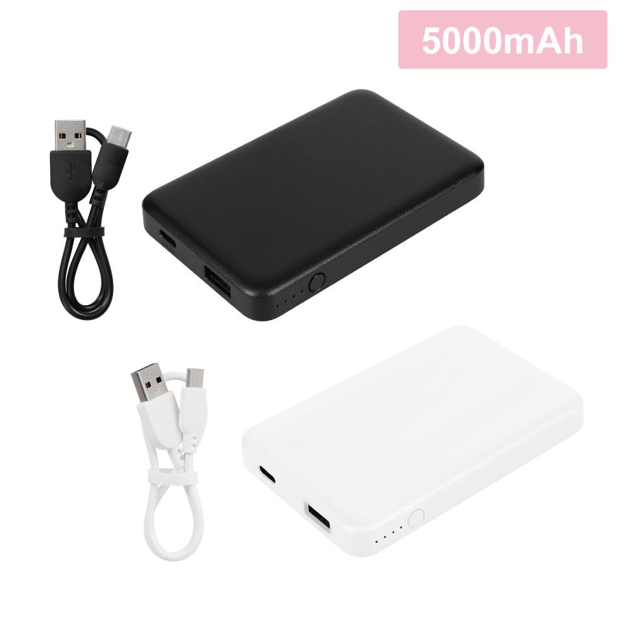 オウルテック 5000mAh 最大12W入出力対応モバイルバッテリー 