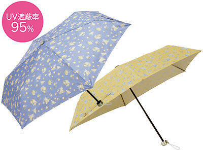 リックスフラワー 晴雨兼用折りたたみ傘