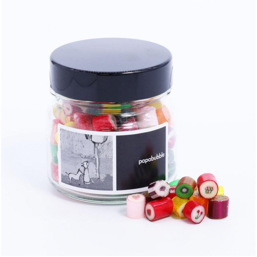 PAPABUBBLE フルーツキャンディ 瓶入り(170g)