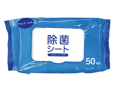 除菌アルコールシート50Ｐ