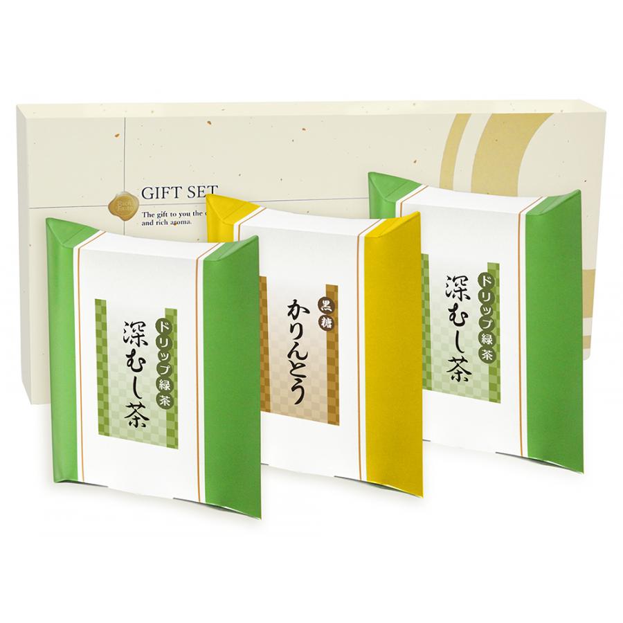 ドリップ緑茶・かりんとう詰合せ MDA-15