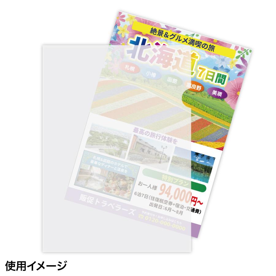 【小ロット】紙ファイル A4(半透明)
