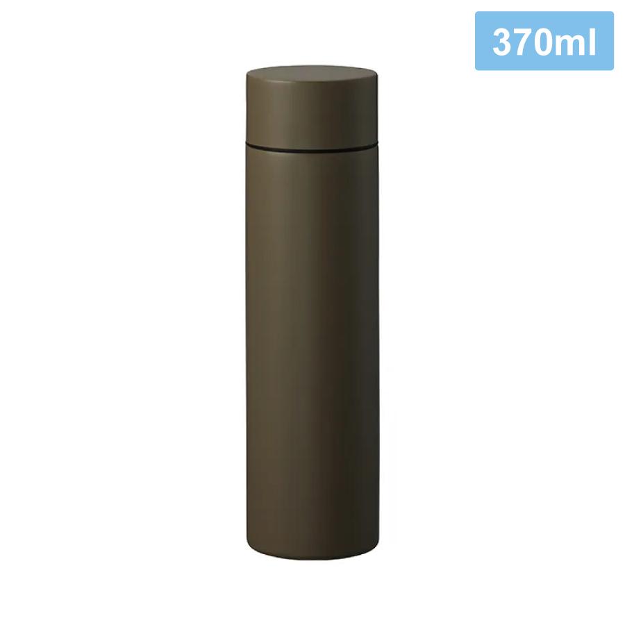 シンプルサーモステンレスボトル370ml　カーキ