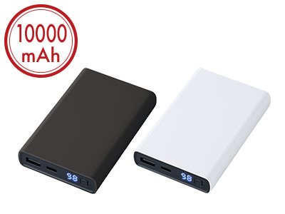 モバイルチャージャー10000 デジタル表示付