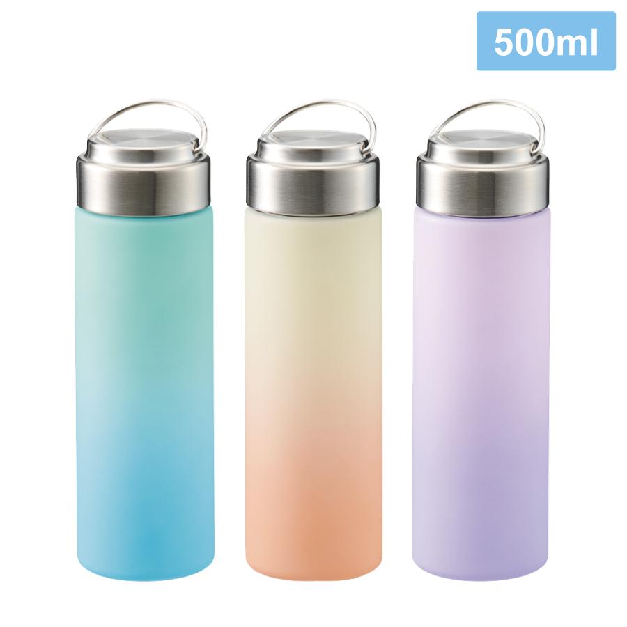 グラデーションハンドルクリアボトル500ml