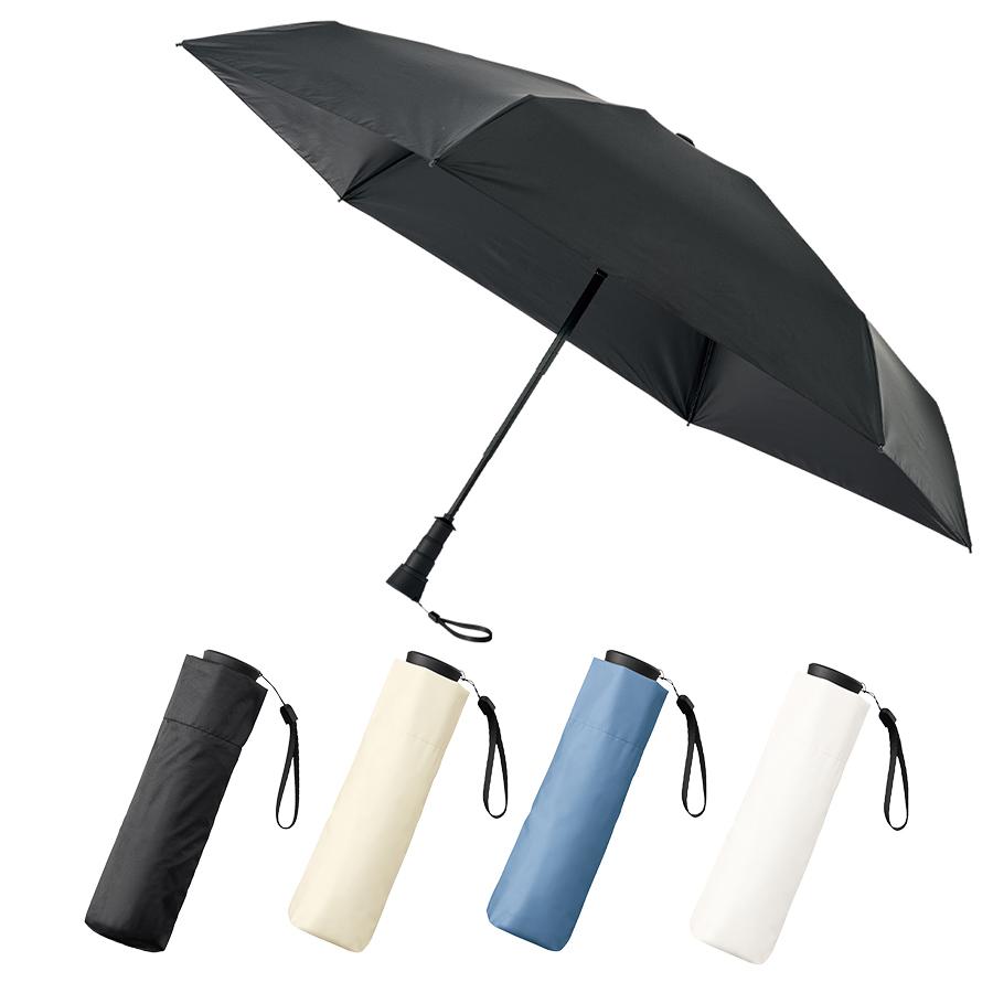 のびるハンドル5段遮光折りたたみ傘