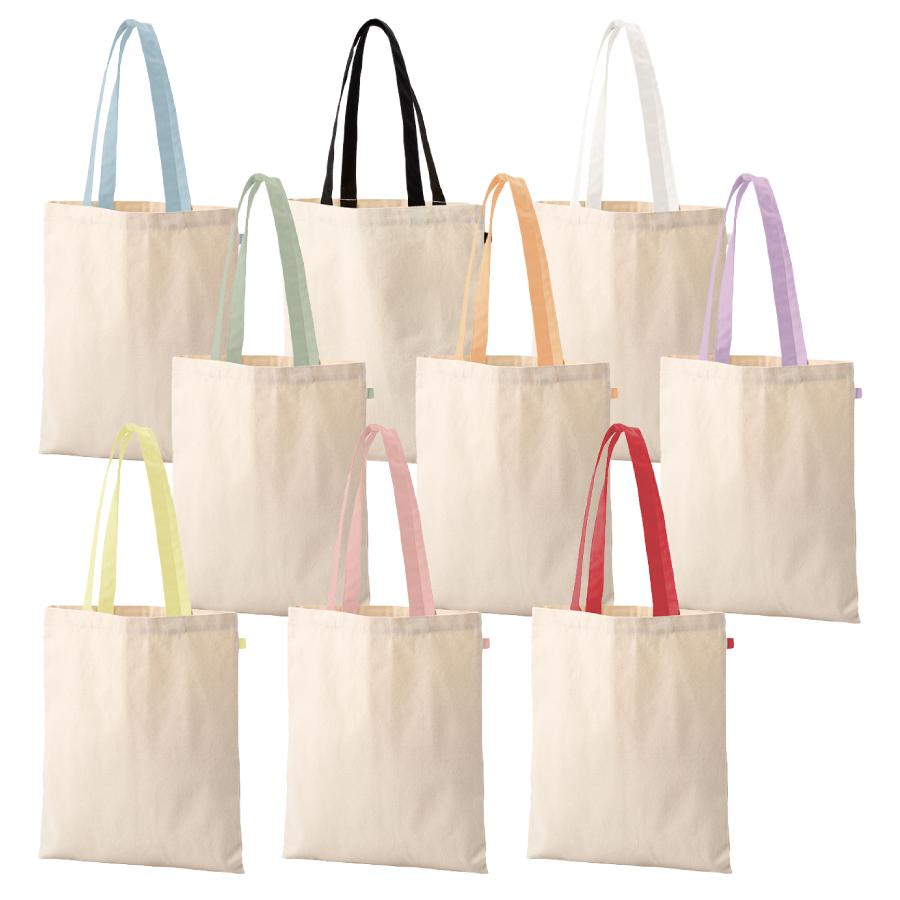 キャンバスフラットトートループ付