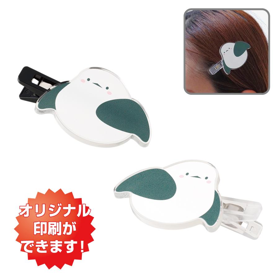 アクリルヘアクリップ