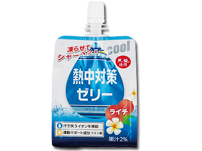 熱中対策ゼリーライチ味150g