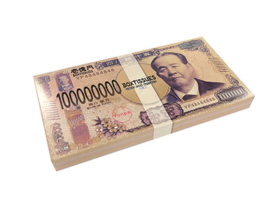 ミニミニ壱億円BOXティッシュ10W 
