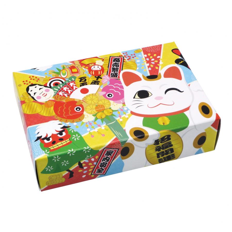 開運縁起BOXティッシュ30W