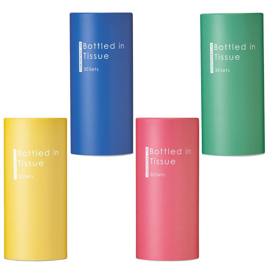 カラフル ミニボトルティッシュ30Ｗ