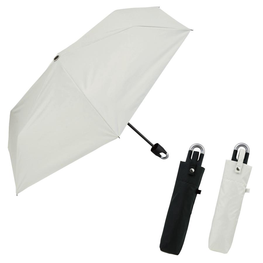晴雨兼用 カラビナ付き手元折りたたみ傘