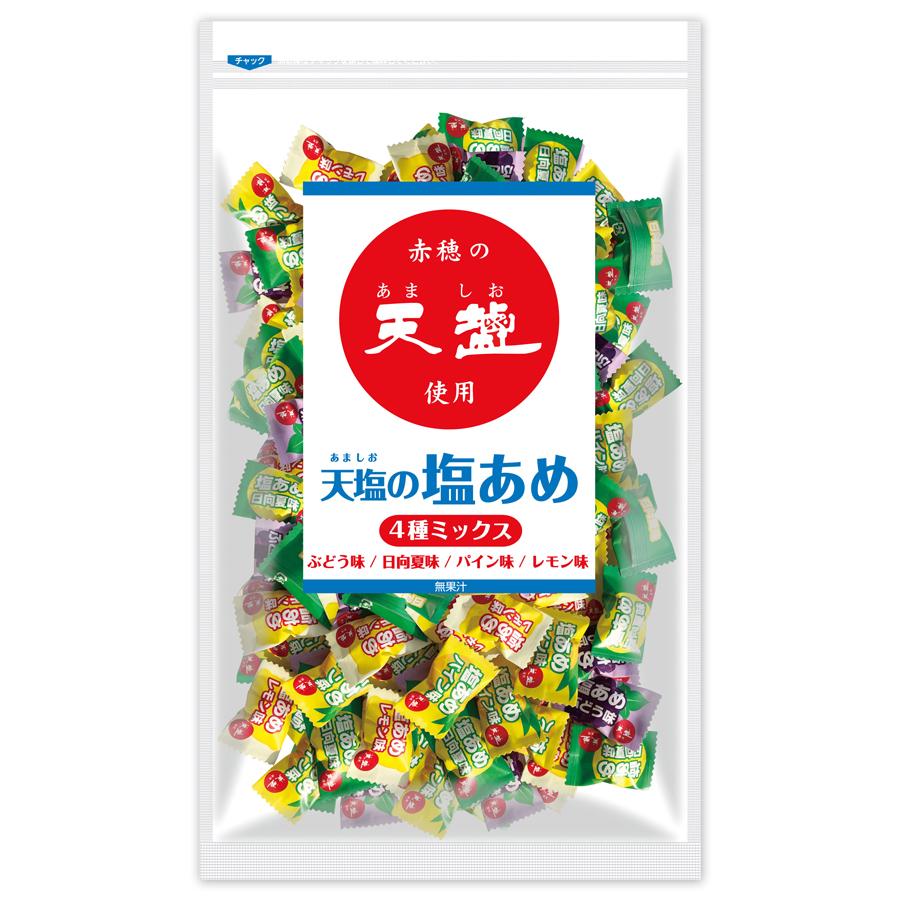 赤穂の天塩使用 天塩の塩あめ 4種ミックス