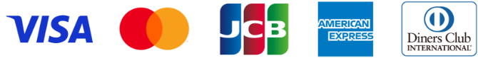 VISA/MasterCard/JCB/Dinersカード/AMEX