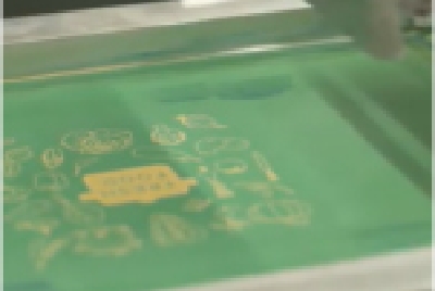 製版の様子
