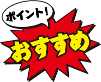 ポイント!おすすめ