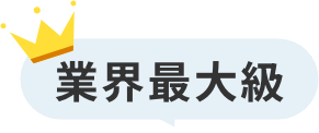 業界最大級