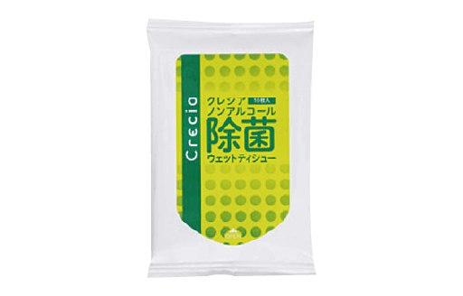 クレシア ノンアルコール除菌 ウェットティッシュ10 商品画像